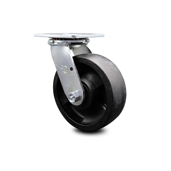 6 Inch Glass Filled Nylon Wheel Swivel Caster with Ball Bearing SCC